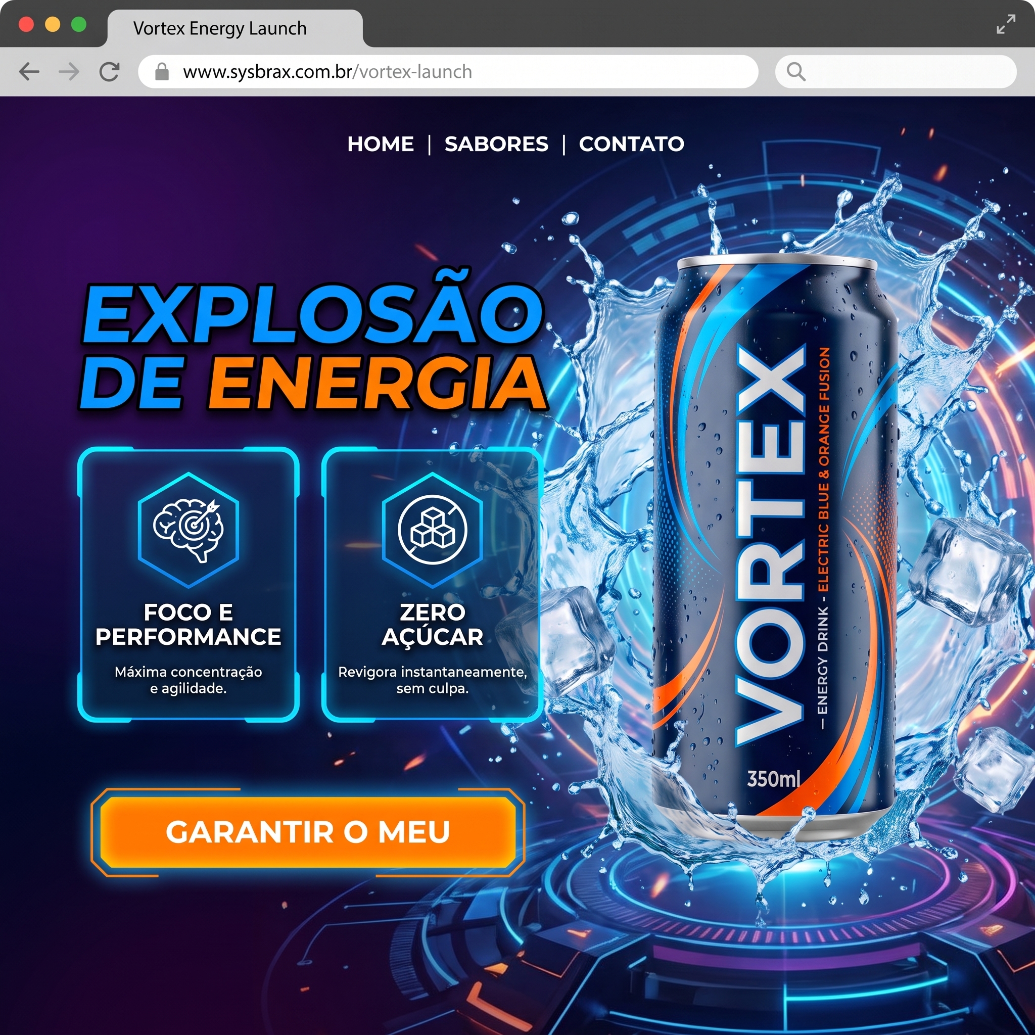 Página de Lançamento